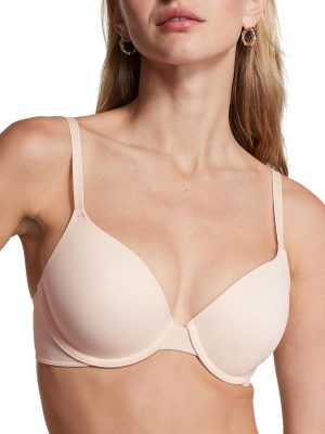 Women's Pink Wear Everywhere Lightly Lined T-Shirt Bra, Bras for Women (32A-38DD)