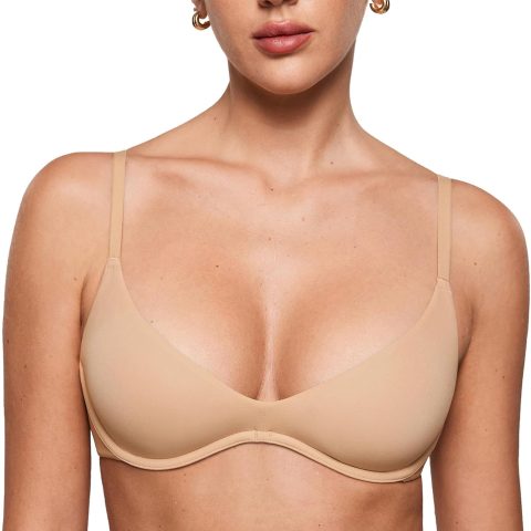 Women's  Plunge Bra - Unlined Underwire Sexy Demi Balconette Bras