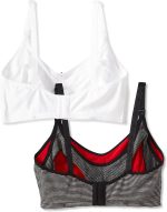 , , Wireless Nursing Bra for Women, Double-Layered Cups, One Hand Nursing Clasps, Adjustable Straps, 34B-44DDD